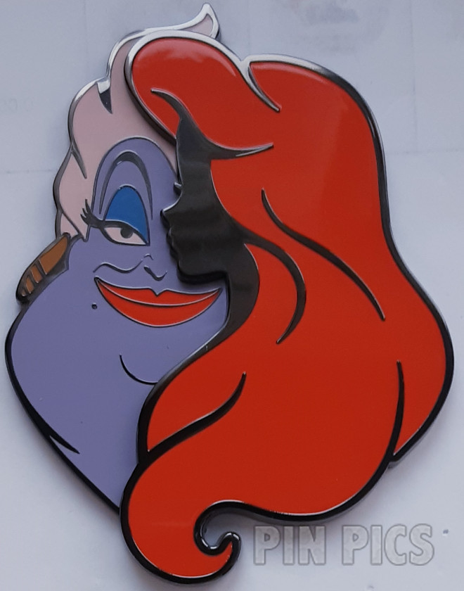 DLP - Ursula and Ariel  - Villain and Princess Silhouette - Little Mermaid - Jumbo