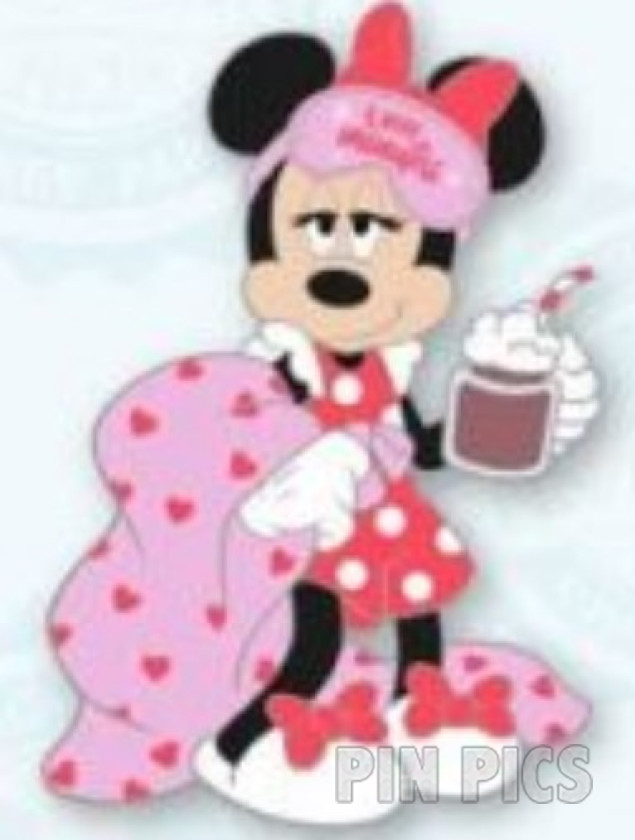 DLP - Minnie Mouse - Waking Up - Sleepy Looking - Mug of Hot Chocolate