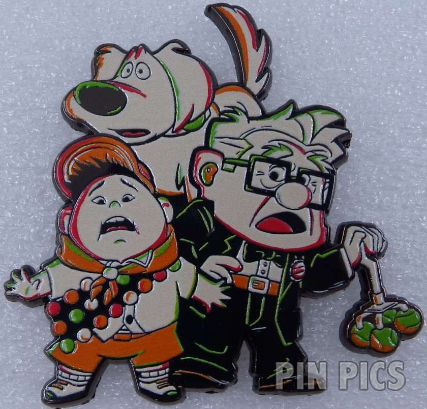 DLP - Carl, Russell and Dug - Scared - Halloween - UP - Pixar