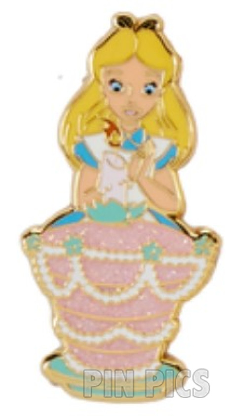 Loungefly - Alice with Glittery Pink Cake - Chaser - Alice in Wonderland Unbirthday - Mystery