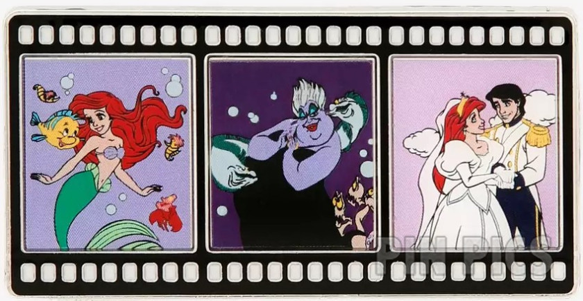 Loungefly - Ariel, Flounder, Sebastian, Ursula, Flotsam, Jetsam, Eric - Little Mermaid Film Strip - BoxLunch