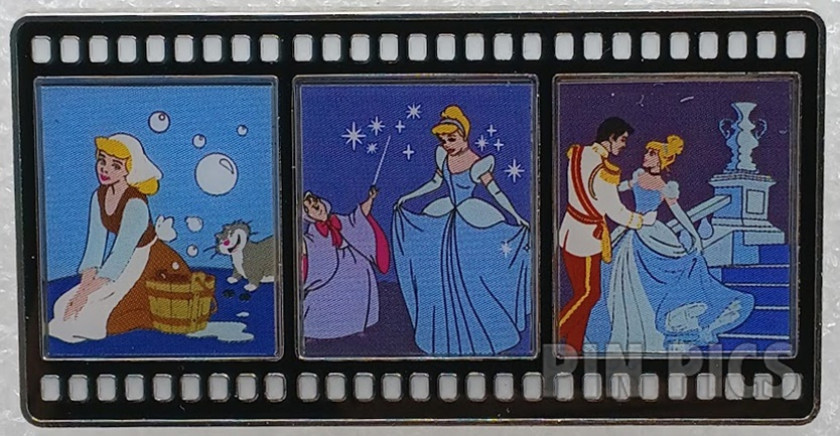 Loungefly - Cinderella, Fairy Godmother, Prince Charming - Film Strip - BoxLunch