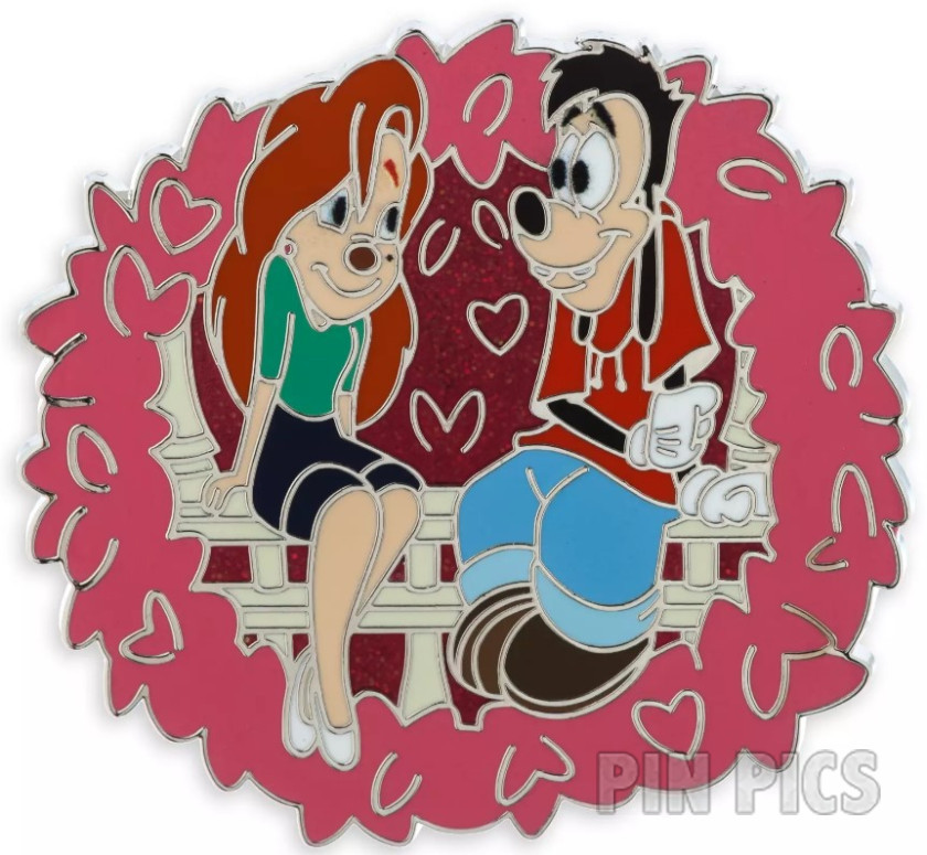 Max and Roxanne - Pink Wreath - Goofy Movie