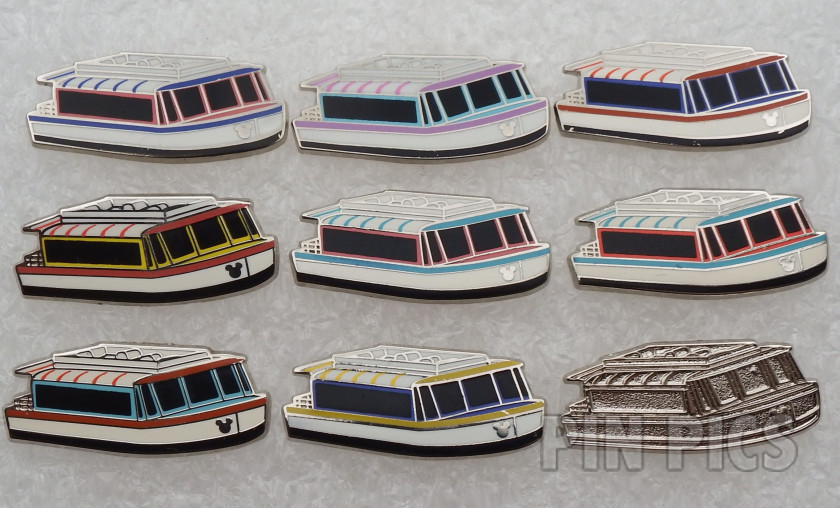 WDW - Friendship Boats Set - Hidden Mickey 2013