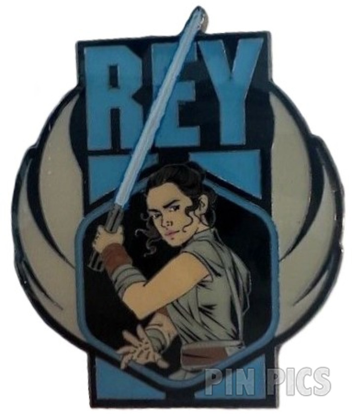 Rey - Jedi Holding Lightsaber - Rise of Skywalker - Star Wars