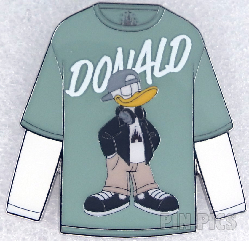 SDR - Donald Duck - Double Layer Long Sleeve Tee Shirts