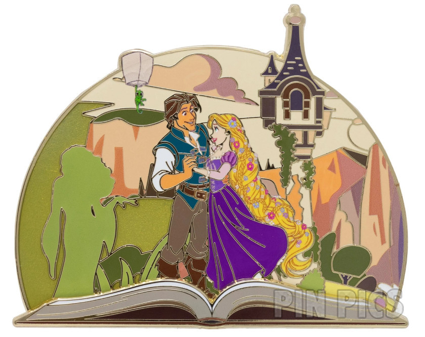 PALM - Rapunzel and Flynn Rider - Once Upon a Time Storybook - Tangled - Jumbo