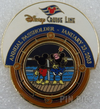 DCL Annual Passholder - Mickey & Minnie On Deck (Swivel) Error