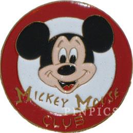 Older Mickey Mouse Club Gold Metal with Pink Mickey Face