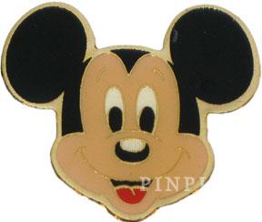 Mickey Mouse Face with Gold Border