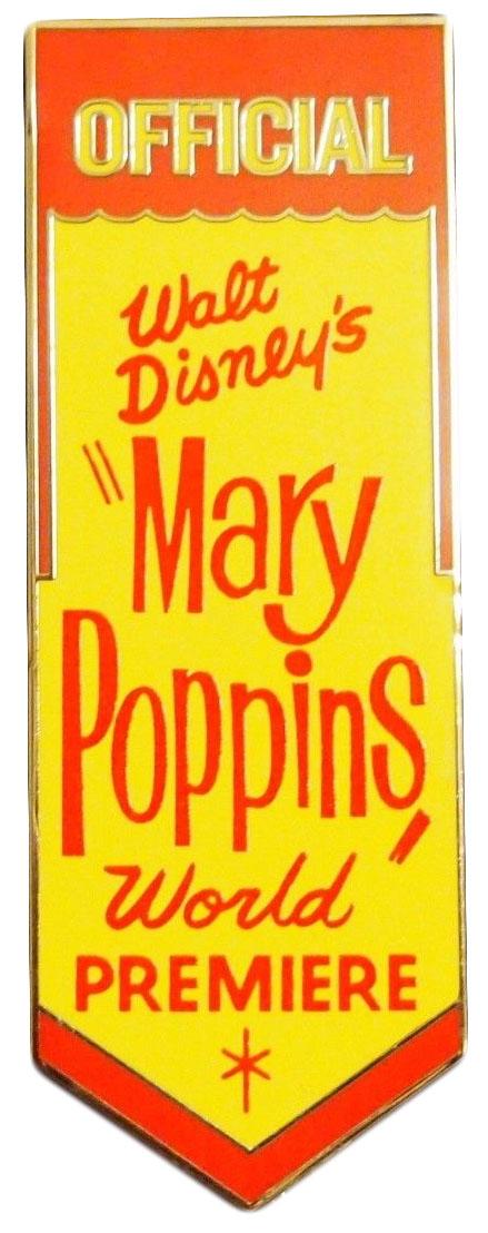 D23 Mary Poppins 50th Anniversary World Premiere Pin