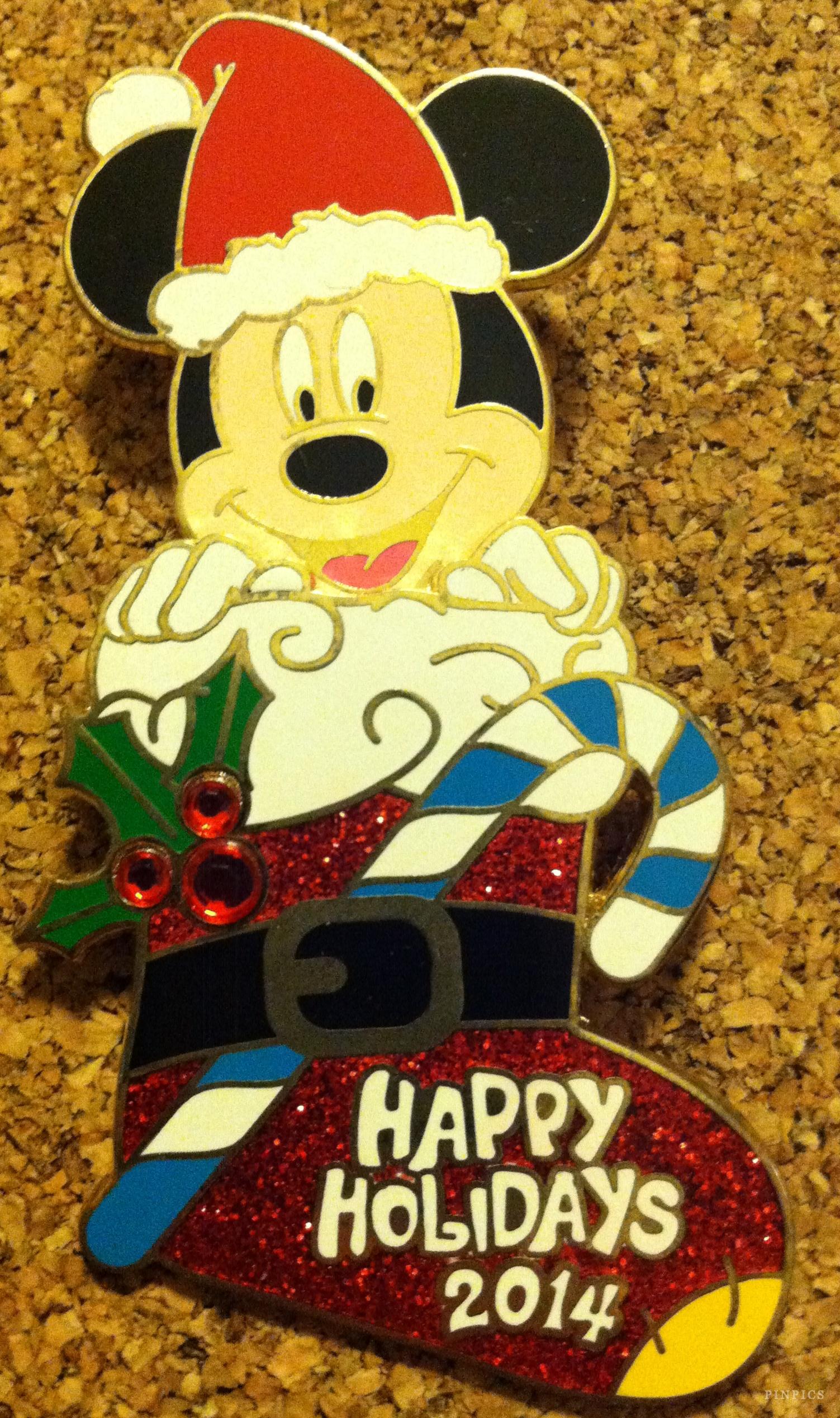 Mickey Mouse - Stocking - Happy Holidays 2014