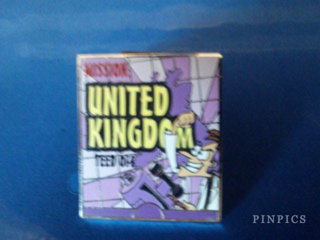 WDW - Agent P's World Showcase Adventure Mystery Collection - Dr. Doofenshmirtz United Kingdom ONLY Pre Production