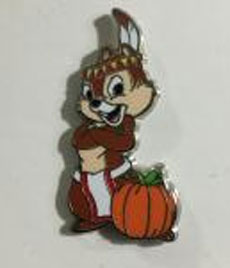 Thanksgiving - Chip and Dale (2 Pin Set) - Native American Chip ONLY AP