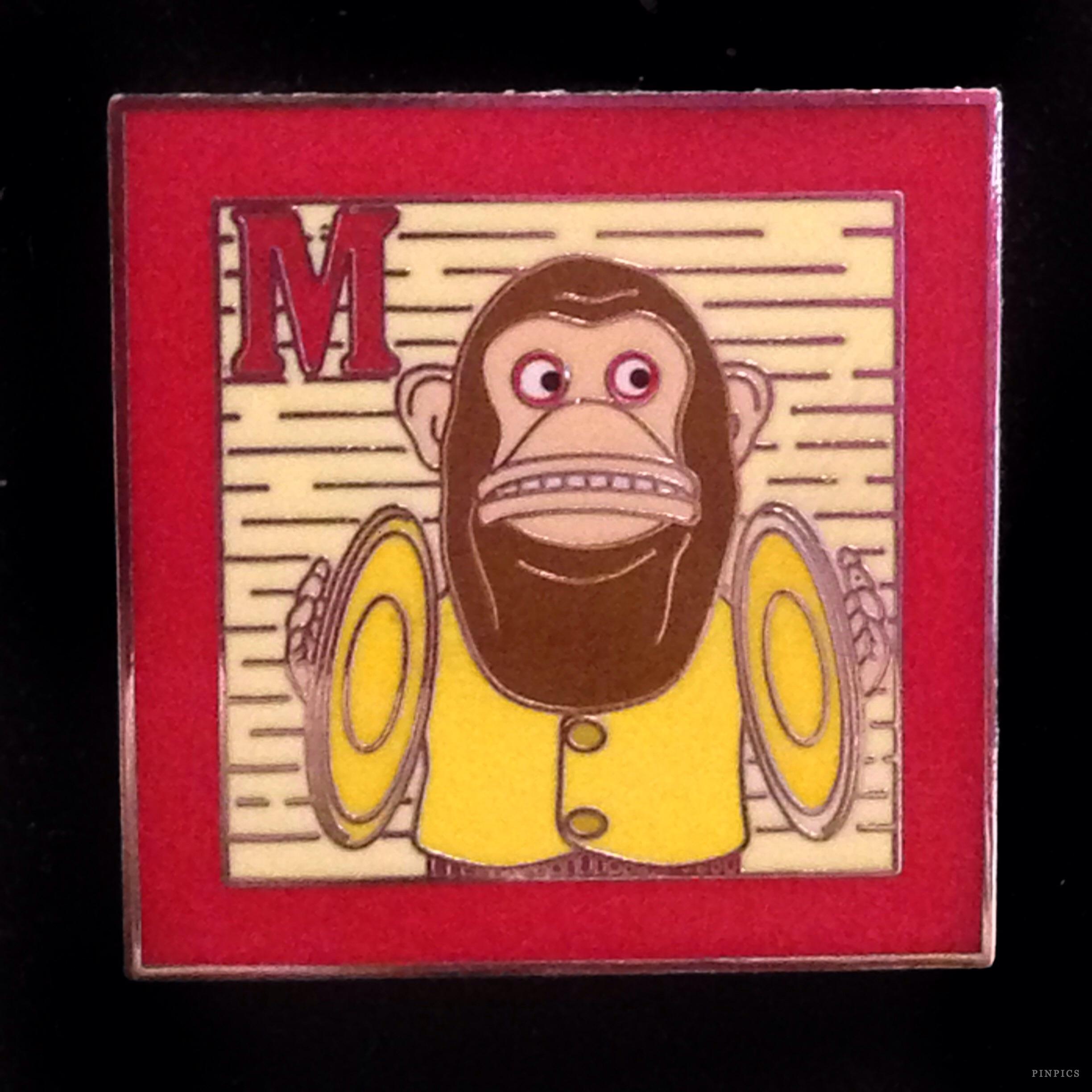 Toy Story 3 Mini-Pin Set - Monkey ONLY