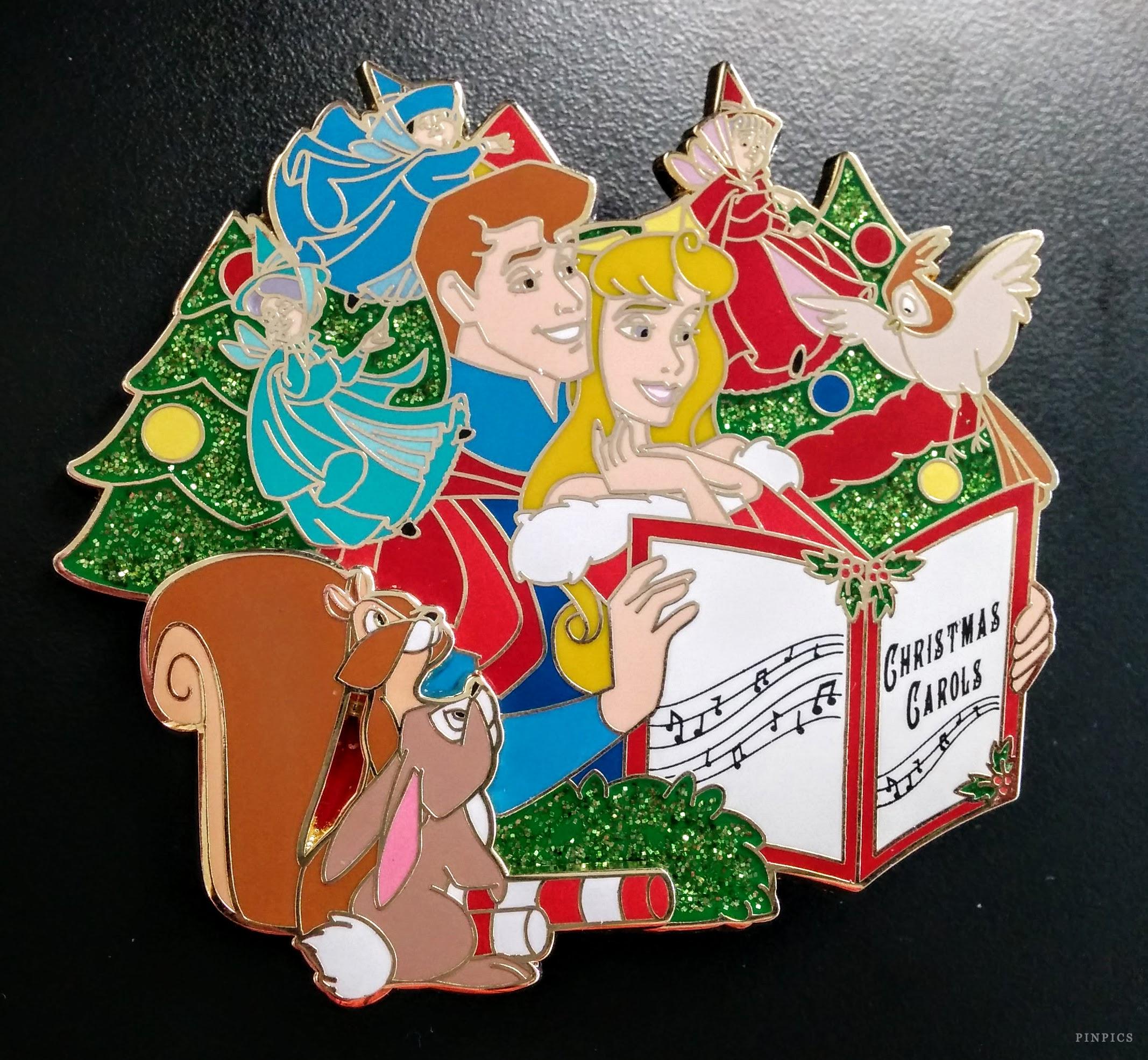 DSSH - Aurora, Prince Phillip, Merryweather, Flora and Fauna - Sleeping Beauty - Christmas Carolers