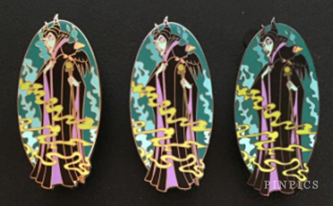 Disney Auctions - Maleficent & Diablo with Smoke - 3 Pin Artist Proof (AP) Set