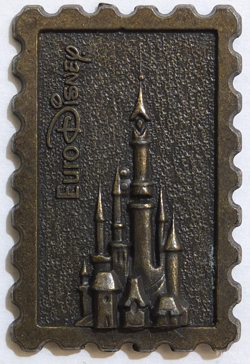 EuroDisney Bronze Castle, Stamp Like Pin
