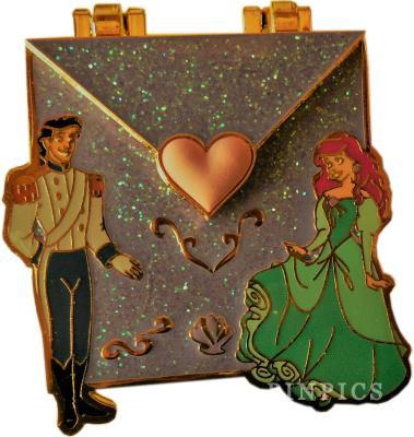 Ariel, Prince Eric - AP - Love Letters - Pin of the Month