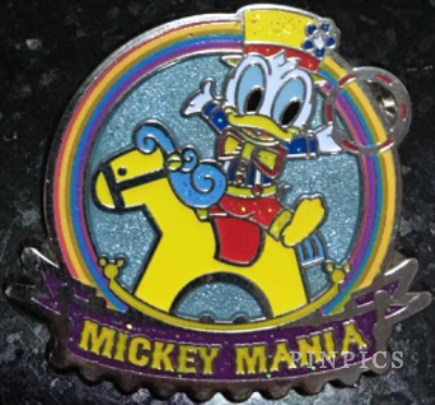 HKDL - Mickey Mania 4 Pin Set - Donald Horse