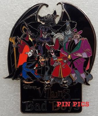 DLR - Disney Villains - Bad Boys (Boxed Pin)