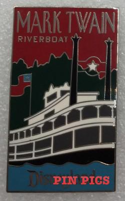 DLR - Mark Twain Riverboat Poster - 46th Anniversary Disneyland