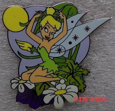 Tinker Bell 4 Pin Booster Set - (Tinker Bell Sitting and Fixing Hair Only)