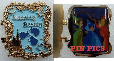 Disney Sleeping Beauty Pins Lot of Three