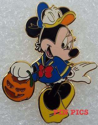 DC - Minnie Mouse dressed as Donald - Halloween - Tombstone Pin Set - Disney Catalog