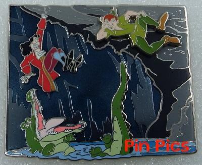 Peter Pan & Captain Hook Pins Peter Pan limited to Tokyo Disney