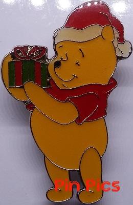 Holiday - Pooh Holding a Present