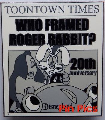 Roger and Jessica Rabbit Pin, Who Framed Roger Rabbit 35th Anniversary  Limited Release