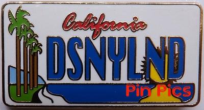 DSNYLND California License Plate