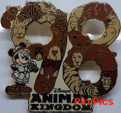 WDW - Mickey - Animal Kingdom - Opening '98' Pin
