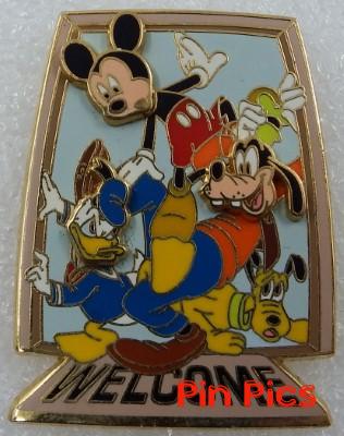 WDW - Create-A-Pin (FAB 4 Welcome) 3D