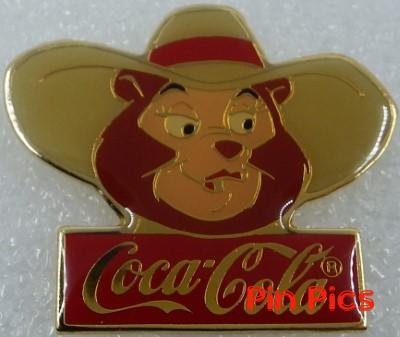 WDW - Trixie - 15th Anniversary - 1986 Coca-Cola Framed Set - Country Bear Jamboree - Straw Hat