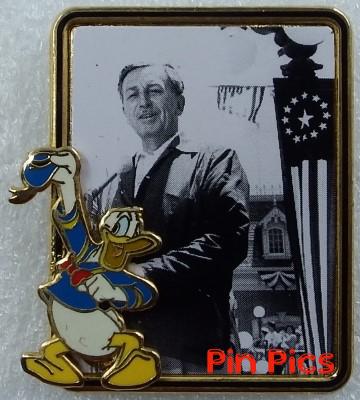 DL - Walt Disney and Donald - Main Street U.S.A. - 100th Birthday - Picture Frame Series