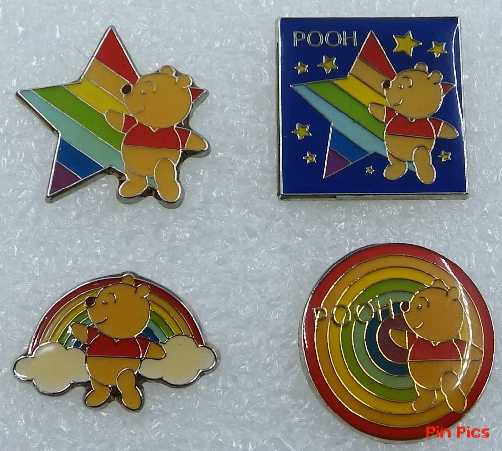 JDS - Rainbow Pooh - Mini 4 Pin Set