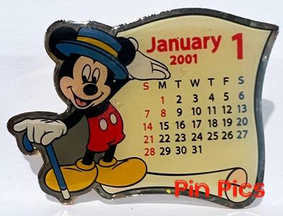 TDR - Mickey Mouse - January - Calendar 2001 - TDL