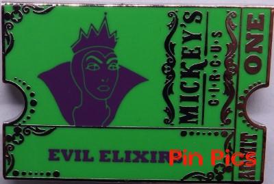 WDW – Evil Queen - Sinister Sideshow Ticket - Mickey's Circus - Mystery - Chaser 