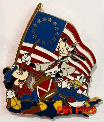 1976 Bicentennial America on Parade - Mickey, Donald & Goofy