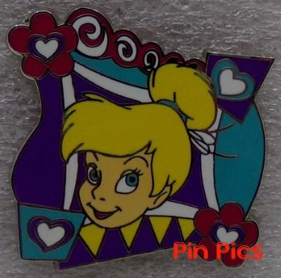 Disney Classic D Collection Pin - Captain Hook and Tinker Bell