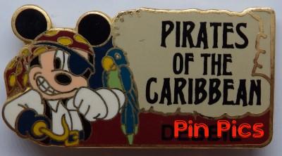 Nametag Mickey Pirates of the Caribbean