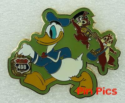 WDW - Pin Route 498 - Backpack Gift Pin #3 (Donald Duck & Chip 'n' Dale)