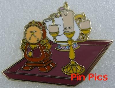 Lumiere and Cogsworth - Beauty and the Beast - Ornament - Holiday