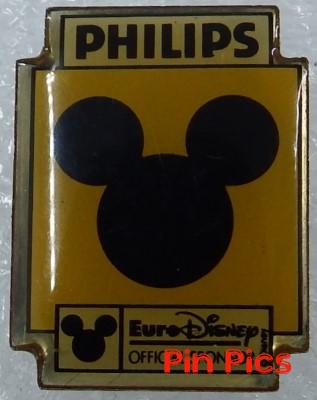 Euro Disney - Philips sponsor pin - Mickey's ears