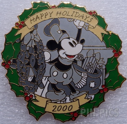 WDW - Steamboat Willie - Happy Holidays 2000