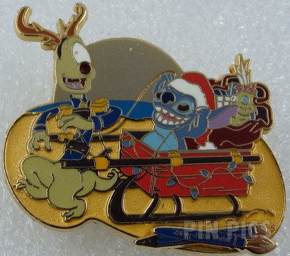 Santa Stitch Pin