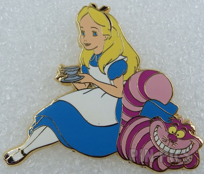 Japan Disney Mall - Alice & Cheshire Cat - Drinking Tea