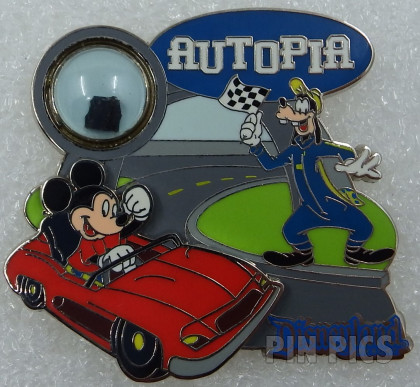 DL - Mickey and Goofy - Autopia - Piece of Disney History 1